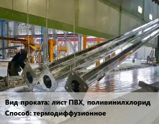 Оцинкование лист ПВХ, поливинилхлорид термодиффузионное